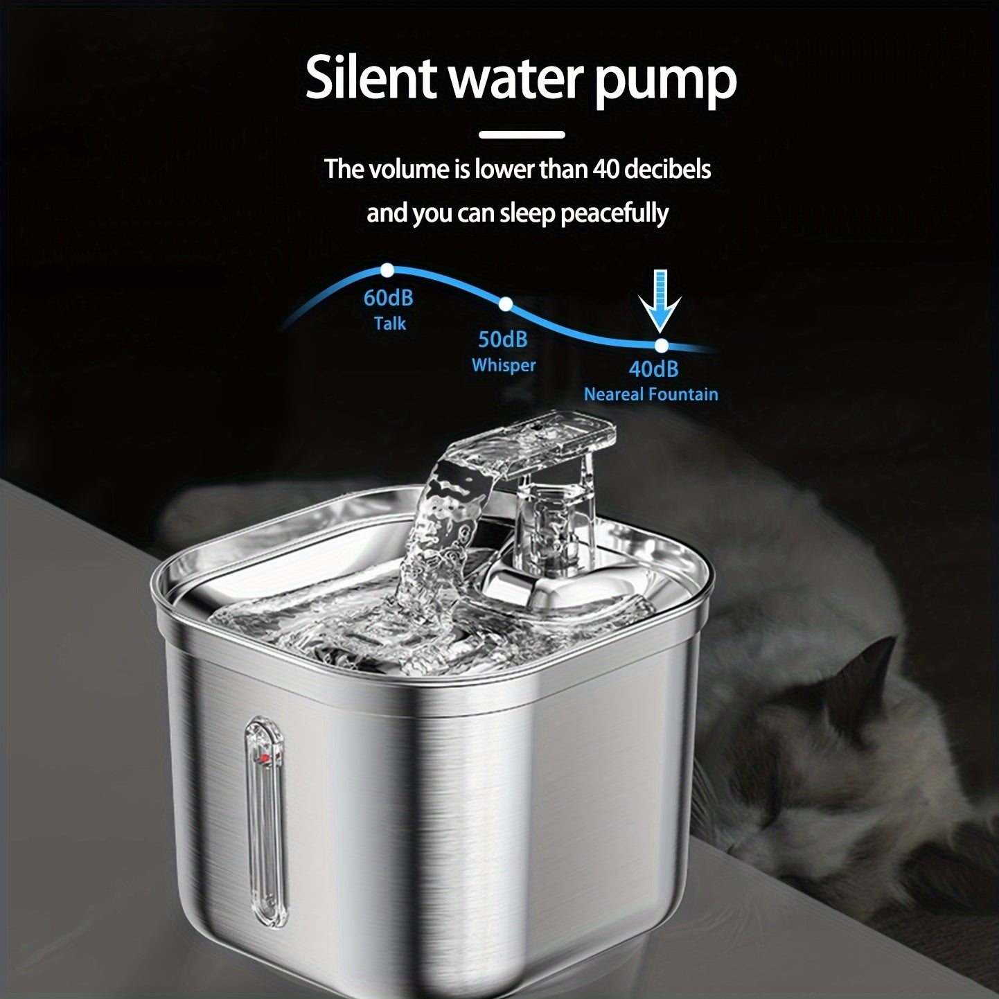 Cat Water Fountain